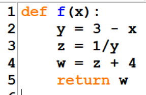 listing de la fonction