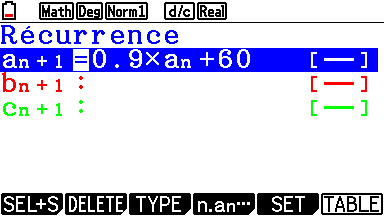 copie écran calculatrice